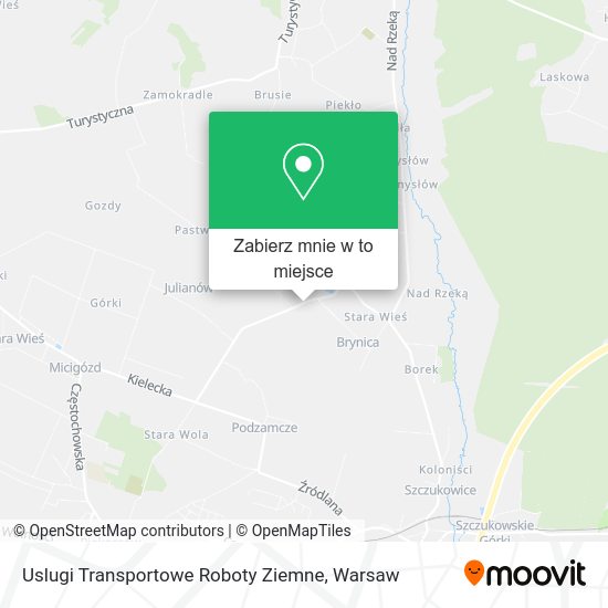 Mapa Uslugi Transportowe Roboty Ziemne