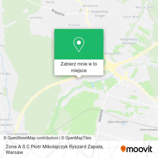 Mapa Zona A S C Piotr Mikolajczyk Ryszard Zapala