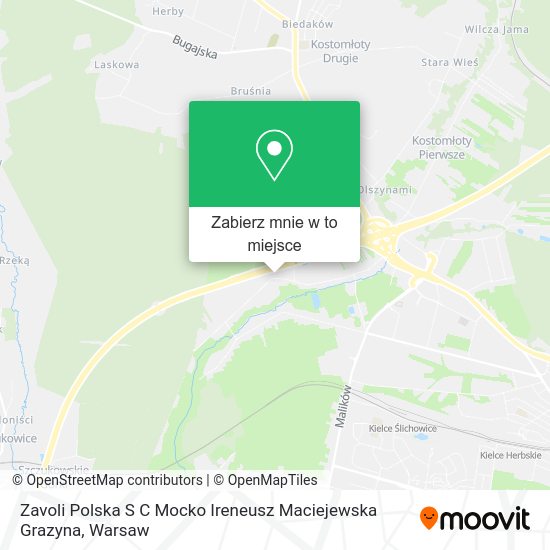 Mapa Zavoli Polska S C Mocko Ireneusz Maciejewska Grazyna