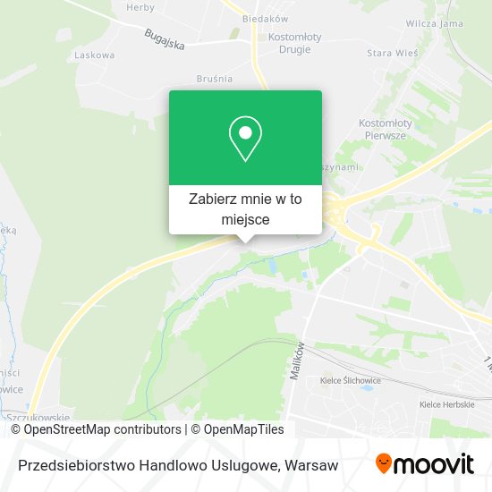 Mapa Przedsiebiorstwo Handlowo Uslugowe