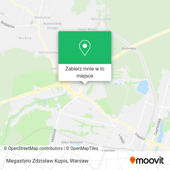 Mapa Megastyro Zdzisław Kupis