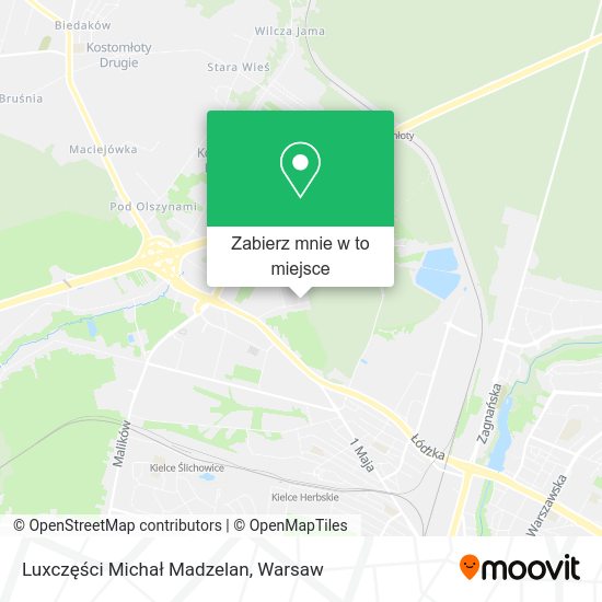 Mapa Luxczęści Michał Madzelan