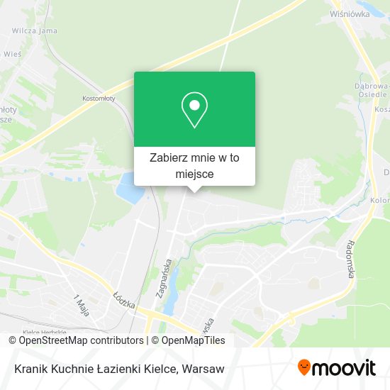 Mapa Kranik Kuchnie Łazienki Kielce