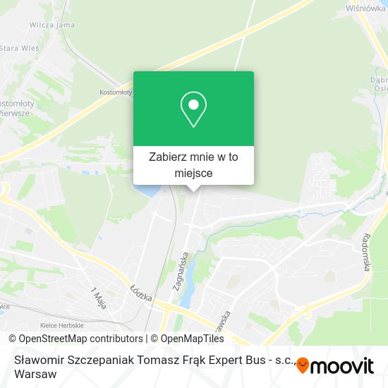 Mapa Sławomir Szczepaniak Tomasz Frąk Expert Bus - s.c.