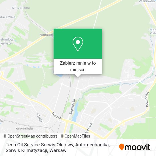 Mapa Tech Oil Service Serwis Olejowy, Automechanika, Serwis Klimatyzacji