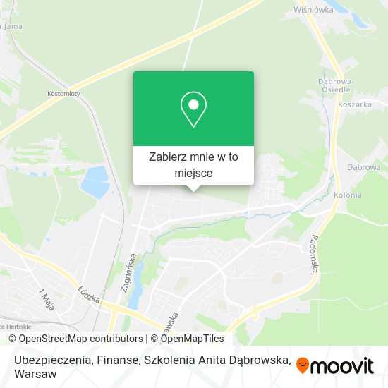 Mapa Ubezpieczenia, Finanse, Szkolenia Anita Dąbrowska