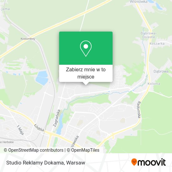 Mapa Studio Reklamy Dokama