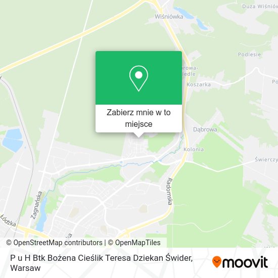 Mapa P u H Btk Bożena Cieślik Teresa Dziekan Świder