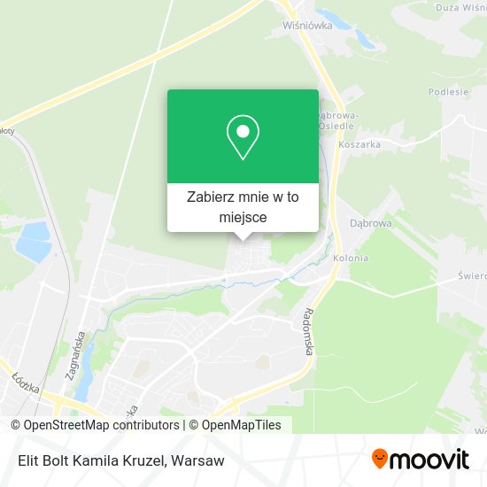 Mapa Elit Bolt Kamila Kruzel