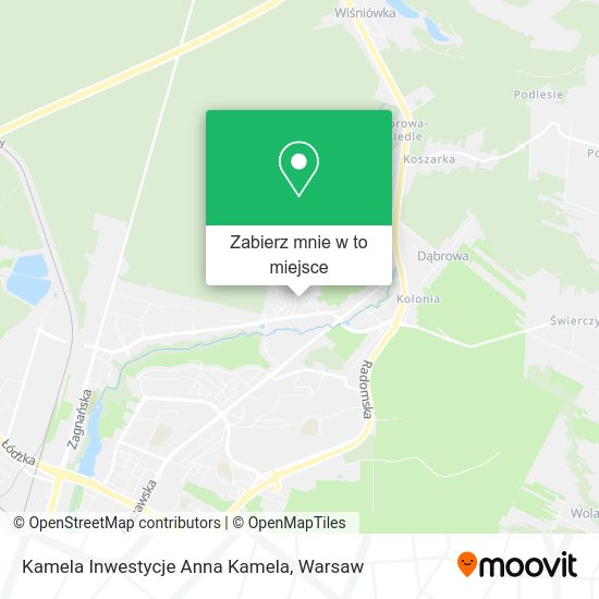 Mapa Kamela Inwestycje Anna Kamela