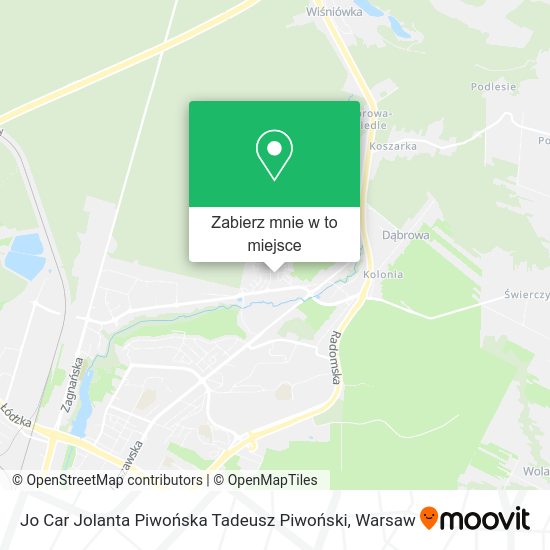 Mapa Jo Car Jolanta Piwońska Tadeusz Piwoński