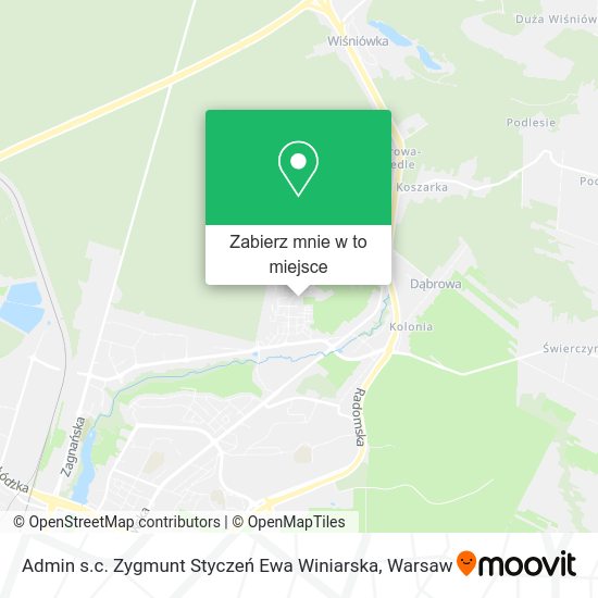 Mapa Admin s.c. Zygmunt Styczeń Ewa Winiarska