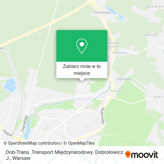 Mapa Dob-Trans. Transport Międzynarodowy. Dobrołowicz J.