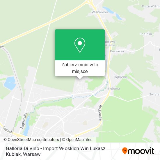 Mapa Galleria Di Vino - Import Włoskich Win Łukasz Kubiak