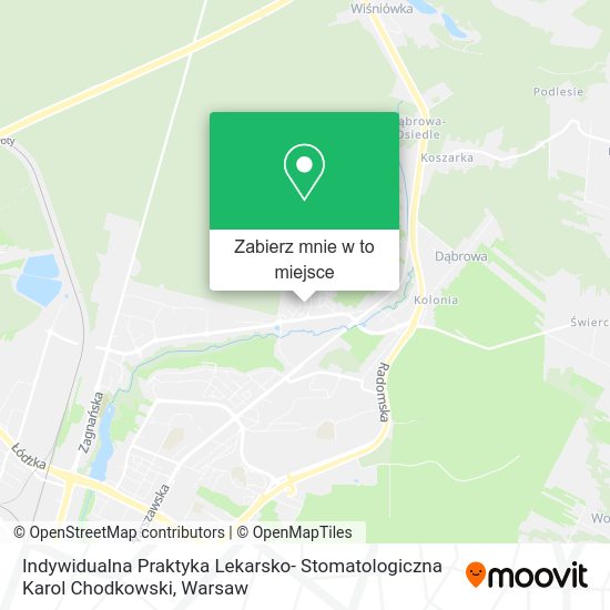 Mapa Indywidualna Praktyka Lekarsko- Stomatologiczna Karol Chodkowski