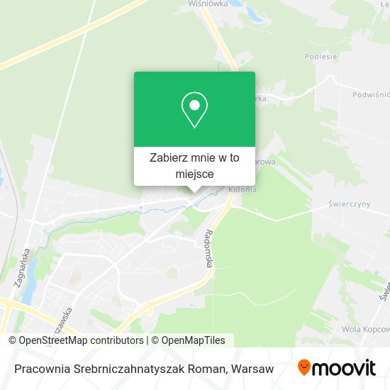 Mapa Pracownia Srebrniczahnatyszak Roman