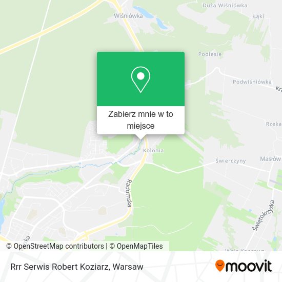 Mapa Rrr Serwis Robert Koziarz