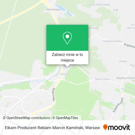 Mapa Elkam Producent Reklam Marcin Kamiński