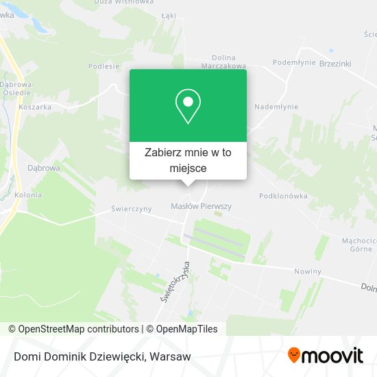 Mapa Domi Dominik Dziewięcki