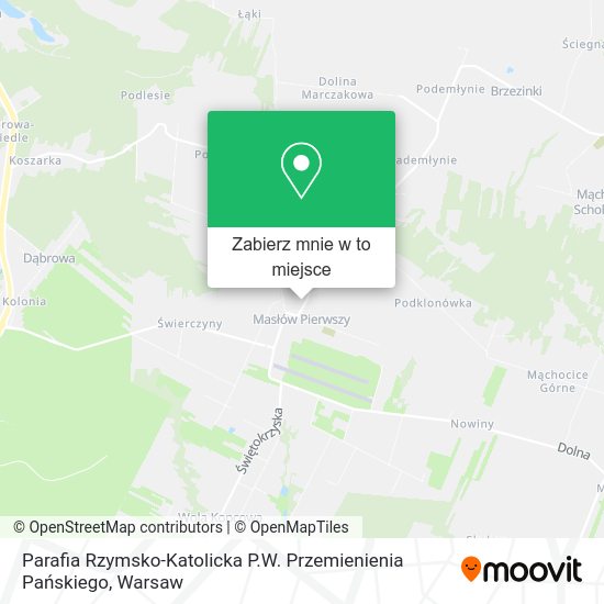 Mapa Parafia Rzymsko-Katolicka P.W. Przemienienia Pańskiego