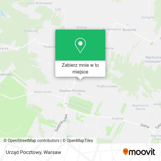 Mapa Urząd Pocztowy