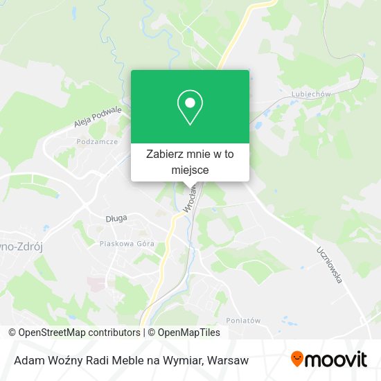 Mapa Adam Woźny Radi Meble na Wymiar