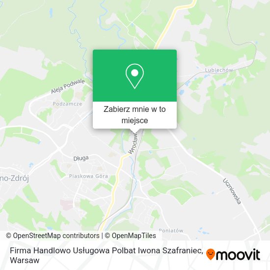 Mapa Firma Handlowo Usługowa Polbat Iwona Szafraniec