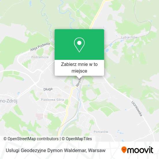 Mapa Usługi Geodezyjne Dymon Waldemar