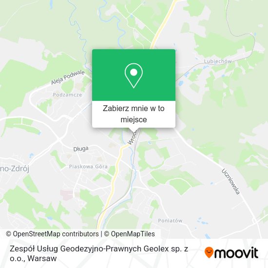 Mapa Zespół Usług Geodezyjno-Prawnych Geolex sp. z o.o.