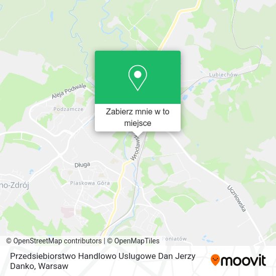 Mapa Przedsiebiorstwo Handlowo Uslugowe Dan Jerzy Danko