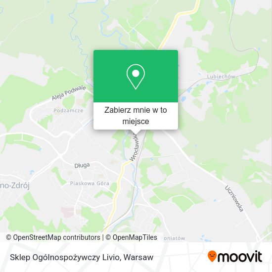 Mapa Sklep Ogólnospożywczy Livio