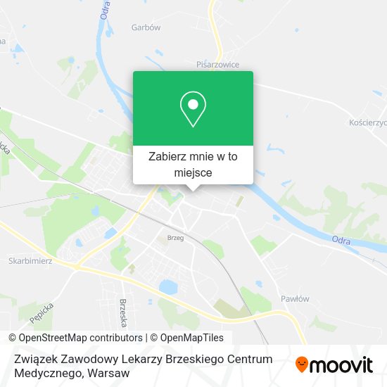 Mapa Związek Zawodowy Lekarzy Brzeskiego Centrum Medycznego