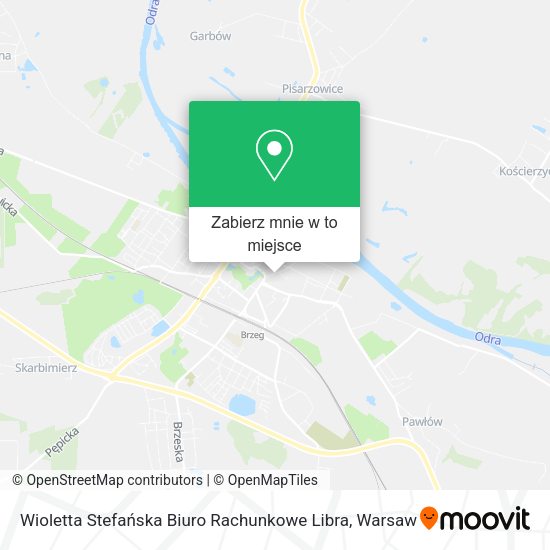 Mapa Wioletta Stefańska Biuro Rachunkowe Libra