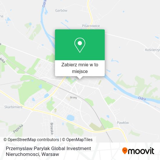 Mapa Przemyslaw Parylak Global Investment Nieruchomosci