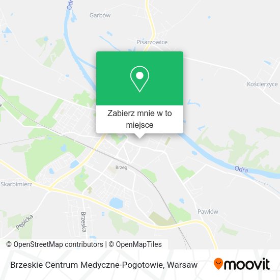 Mapa Brzeskie Centrum Medyczne-Pogotowie