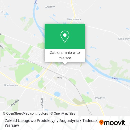 Mapa Zakład Usługowo Produkcyjny Augustyniak Tadeusz