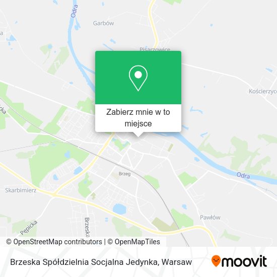 Mapa Brzeska Spółdzielnia Socjalna Jedynka