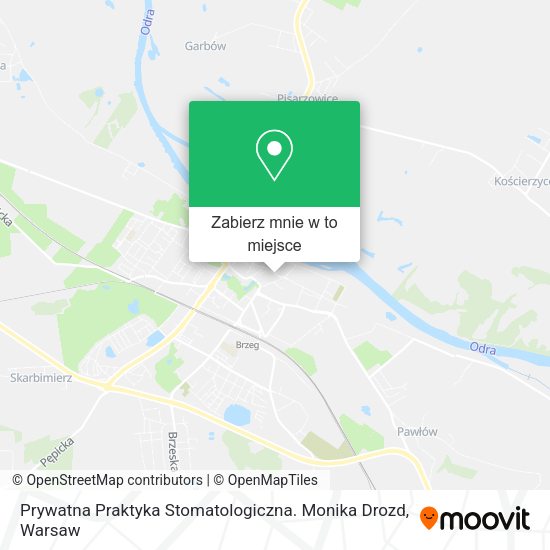 Mapa Prywatna Praktyka Stomatologiczna. Monika Drozd