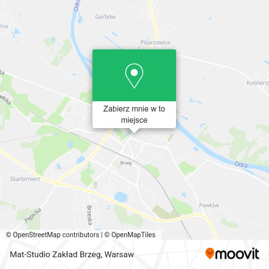 Mapa Mat-Studio Zakład Brzeg