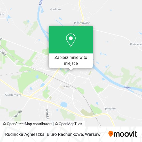 Mapa Rudnicka Agnieszka. Biuro Rachunkowe