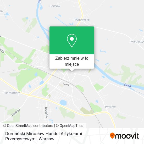 Mapa Domański Mirosław Handel Artykułami Przemysłowymi