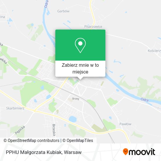 Mapa PPHU Małgorzata Kubiak