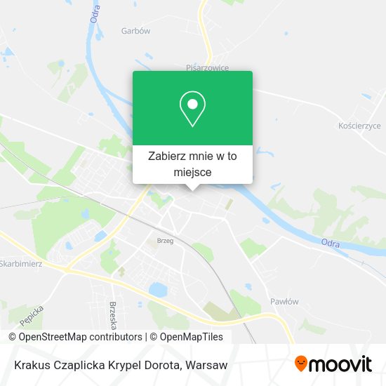 Mapa Krakus Czaplicka Krypel Dorota