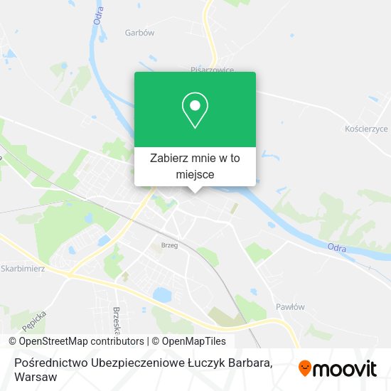 Mapa Pośrednictwo Ubezpieczeniowe Łuczyk Barbara