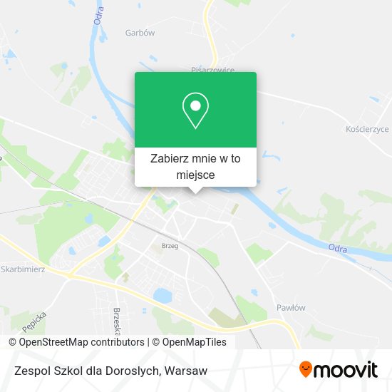 Mapa Zespol Szkol dla Doroslych