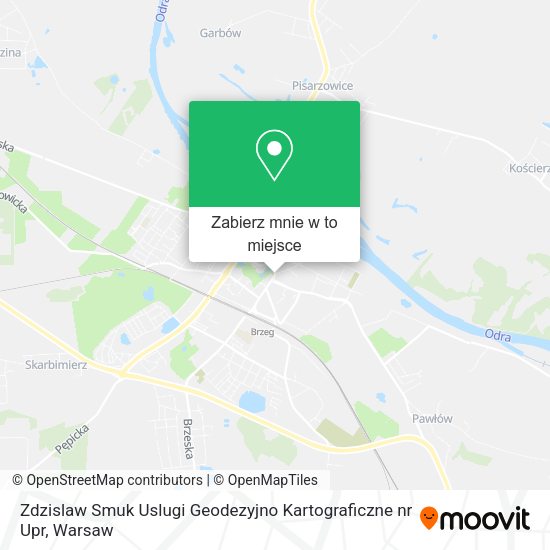 Mapa Zdzislaw Smuk Uslugi Geodezyjno Kartograficzne nr Upr