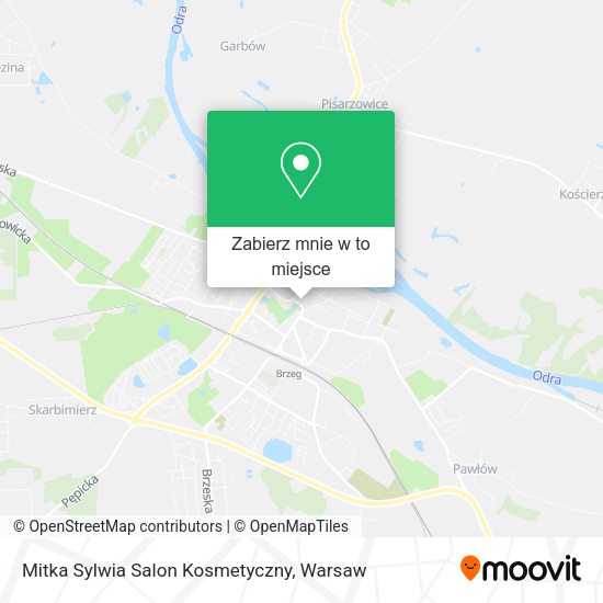 Mapa Mitka Sylwia Salon Kosmetyczny