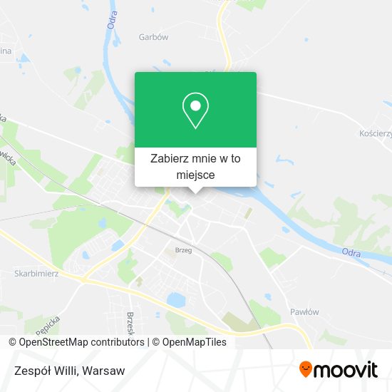 Mapa Zespół Willi