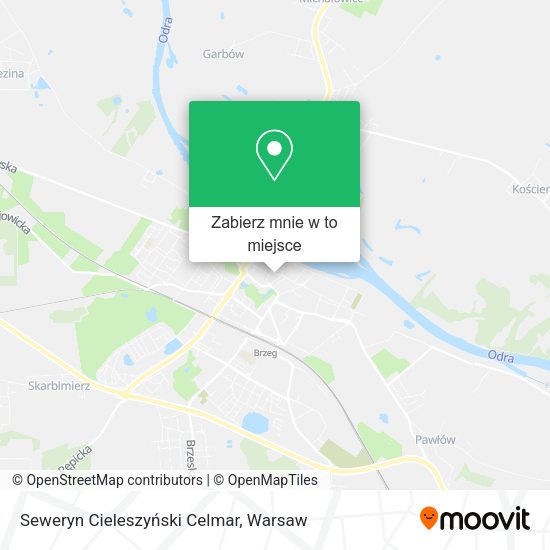 Mapa Seweryn Cieleszyński Celmar