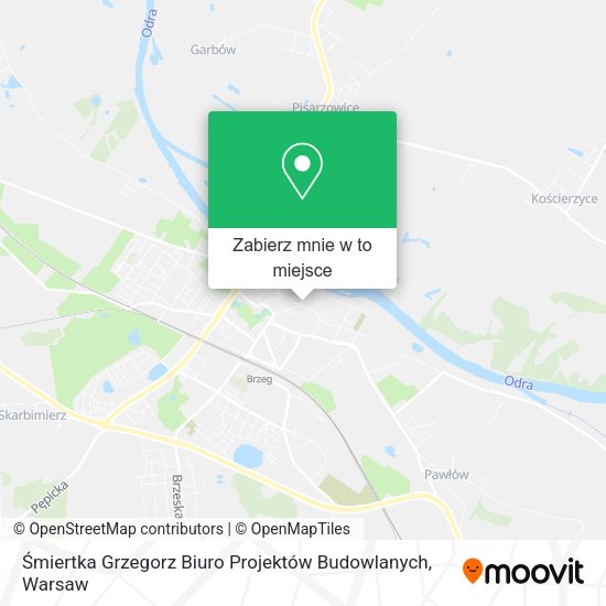 Mapa Śmiertka Grzegorz Biuro Projektów Budowlanych